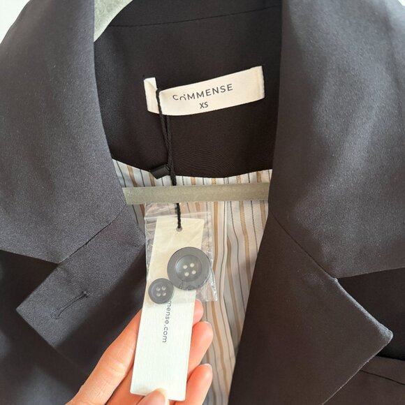 Crop Black Blazer - Commense - Picture 5 of 6